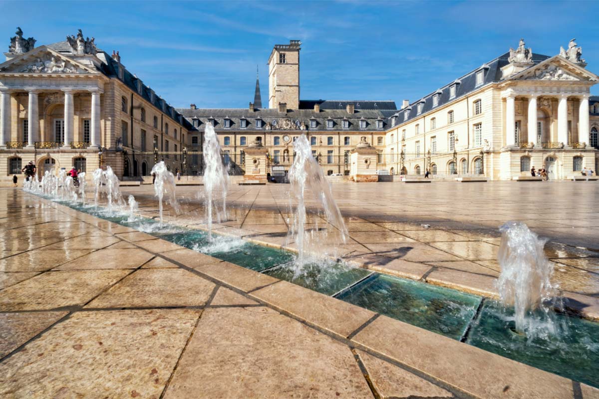 Rangées de vignes de la Côte de Nuits près de Nuits-Saint-Georges